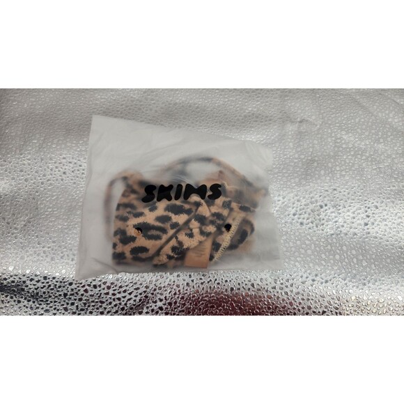 Skims Medium Sienna Jaguar Print Fits Everybody Micro Bandeau BA-BAN-8677W NWT - Picture 4 of 8